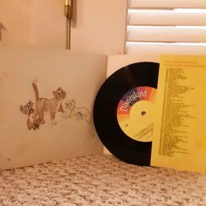 Vintage Collectible Aristocrats Record, book, VHS movie tape